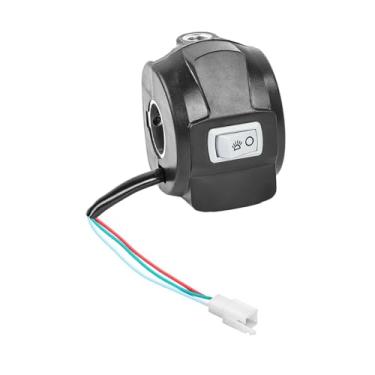 Imagem de KiBcsLic Interruptor de buzina para farol de bicicleta elétrica, peças de reposição, interruptor de controle de guidão para triciclo, Certo