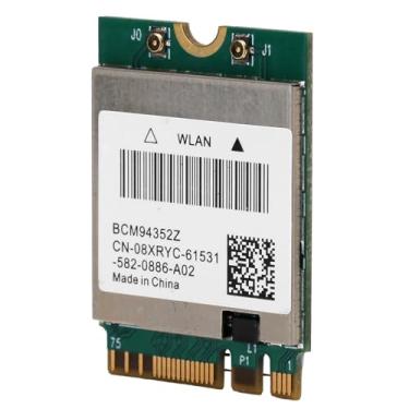 Imagem de XUXHOU Cartão de Rede Sem Fio de Banda Dupla NGFF M.2 4.0 802.11ac Adaptador WLAN BCM94352Z Transmissão 867 Mbps Em Alta Velocidade para Win7/8/10/OS X Melhor para Laptops e Laptops (2 antenas