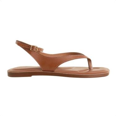 Imagem de Rasteira Minimal Caramelo Dm, Ava marrom, 36