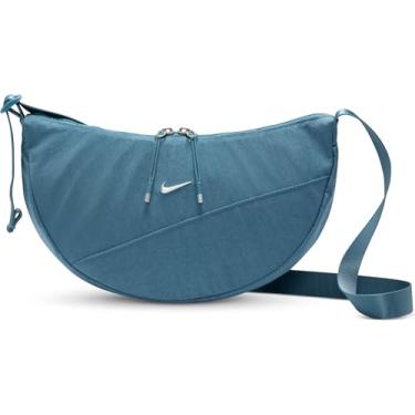 Imagem de Nike Bolsa tiracolo feminina Aura Crescent, Azul esfumaçado, One Size
