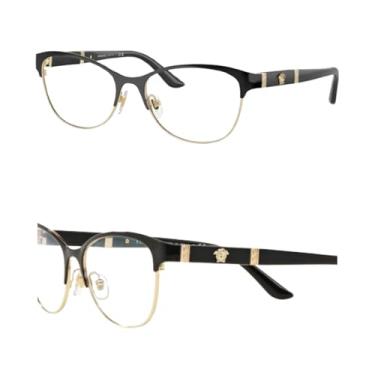 Imagem de VERSACE Óculos em formato oval VE1233Q com kit de óculos de luxo