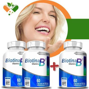 Imagem de Biotina - Fortalecimento Para Cabelo Pele E Unhas