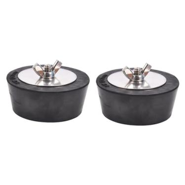 Imagem de Ｂｅｓｇａ Plugue de retorno de piscina 2 peças, proteção contra congelamento, tampão versátil para proteção de piscinas no inverno, para reparo de equipamentos, 63 Mm