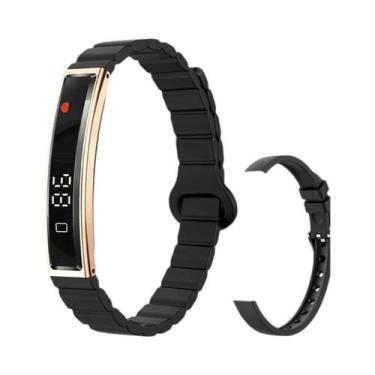 Imagem de Pulseira Inteligente Esportiva À Prova D'Água Para Mulheres Monitor De