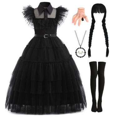 Imagem de Traje de Halloween Cabeny Vestido longo preto para mulheres CA034S