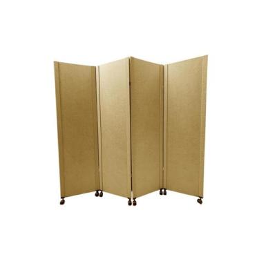 Imagem de Biombo Liso Reto 4 folhas c/ 8 rodinhas - JL RIBEIRO