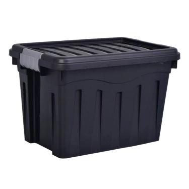 Imagem de Caixa Organizadora Mb em Plástico Preta 20L