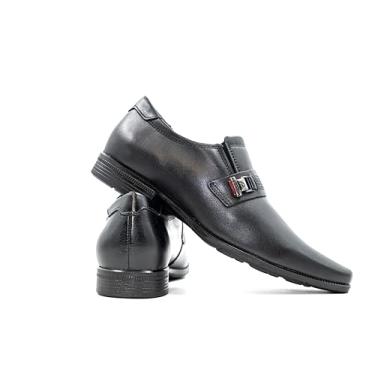 Imagem de Sapato Social Masculino De Couro Legítimo Pegada 126507 (Preto, BR, Adulto, Numérico, 38)