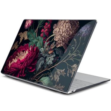 Imagem de Batianda Capa para laptop Dell XPS 13 Copilot+ PC tela de 13,4 polegadas 2024 número do modelo 9345/9350, capa rígida ultrafina e leve resistente a arranhões com proteção profissional, flor vintage