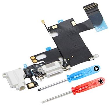Imagem de Conector de base MMOBIEL compatível com porta de carregamento para iPhone 6 ( x 2 x chave de fenda, Dourado