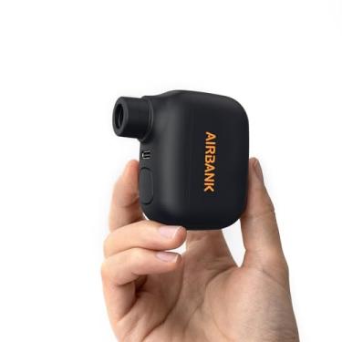 Imagem de AIRBANK Mini bomba de bicicleta POCKET SE, bomba de ar elétrica de 100 PSI para bicicleta de estrada, bomba de bicicleta portátil para válvula Schrader e Presta com bateria recarregável