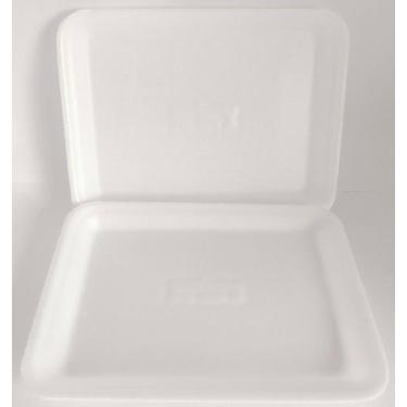 Imagem de Bandeja de Isopor B3 Rasa - Copobras - Fardo com 200 Unidades