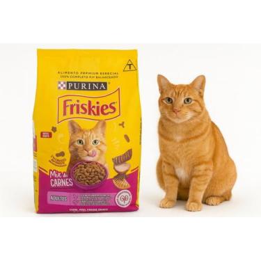 Imagem de Ração Seca Gato Friskies Carne Peru Fígado Frango 1kg - mimos pet