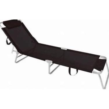 Imagem de Espreguiçadeira Alumínio Preta - MOR
