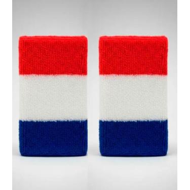 Imagem de Munhequeira Atoalhada Esportiva 15 Cm Absorvente 2 Unds - Estilo Bolei