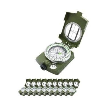 Imagem de Bússola Tática Militar À Prova d'Água E Durável, Compacta Para Sobrevi