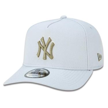 Imagem de BONE 9FORTY A-FRAME NEW YORK YANKEES ABA CURVA SNAPBACK CINZA NEW ERA-Masculino
