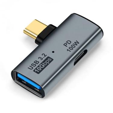 Imagem de Seminer Adaptador USB C OTG, carregador tipo C 100W PD e divisor USB 3.0 compatível com iPhone 15 Pro MAX, Google TV Chromecast 2020, MacBook, Samsung Galaxy S22/S23