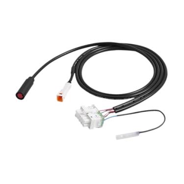 Imagem de RNXRZANK Cabo de Luz Traseira para Patinete Elétrico Cabo de Luz Traseira Linha de Conexão de Luz Traseira à Prova D'água Substituição de LED de Borracha L