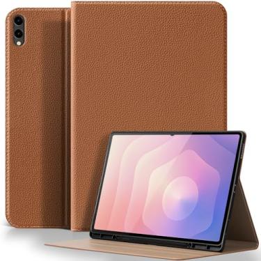 Imagem de XFYKJIN Capa para Samsung Galaxy Tab S11 Ultra de 14,6 polegadas 2025, capa protetora fina com suporte para S Pen, despertar/hibernar automaticamente, suporte ajustável, capa rígida à prova de choque