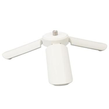 Imagem de Mini tripé de câmera, suporte de telefone para webcam para câmera Instax Pal para câmera Instax Pal compacto tripé de mesa estabilizador alça com parafuso de 1/4 polegada (branco)