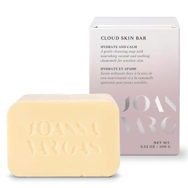 Imagem de Joanna Vargas Sabonete em barra Cloud para mulheres – Sabonete em barra natural com glicerina vegetal e manteiga de karité – Sabonete artesanal nutritivo para pele brilhante – Sabonete orgânico limpo