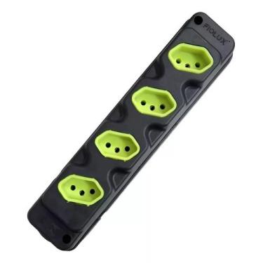 Imagem de Tomada Barra Quadrupla 20a C/ 4 Tomadas Bivolt Robust Fiolux