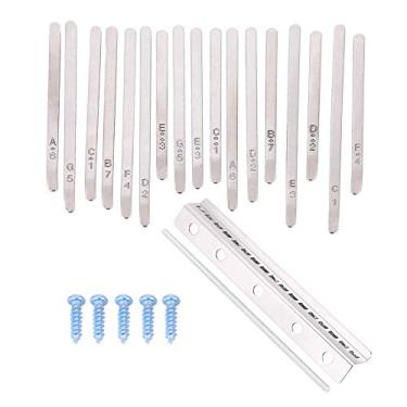 Imagem de XUXHOU Kit de Substituição de Chaves Kalimba, Conjunto Profissional de Teclas de Piano de Aço Inoxidável para Instrumentos Musicais DIY, para Iniciantes, Crianças e Adultos