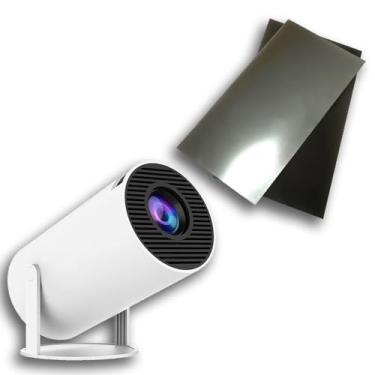 Imagem de Kit de Películas Polarizadas para Projetor HY300, Frontal e Espelhada Traseira, Melhoria de Imagem e Nitidez, Conjunto de Reparo com 2 Películas