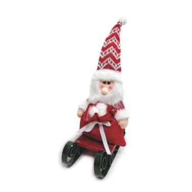 Imagem de Papai Noel Treno Gift Sortido 1 Peça 42x25cm - Wincy Natal