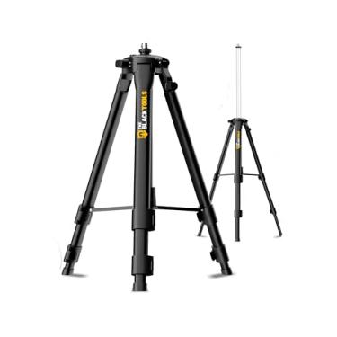 Imagem de Tripé Profissional Universal BTR120P The Black Tools – Suporte 1,20m para Nível Laser, Câmera e Celular, Alumínio Leve, Rosca 1/2” e 5/8”, Dobrável