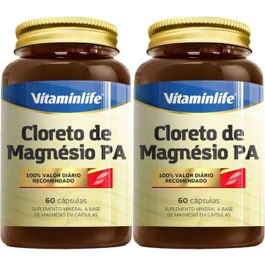 Imagem de Kit 2X Cloreto de Magnésio PA - 60 Cápsulas - VitaminLife-Masculino