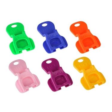 Imagem de 6 peças abridor de abas fácil e protetor de bebida, capa completa, abridor de aba fácil, ferramenta portátil de abridor de latas de refrigerante, tampa protetora de lata de bebida colorida para