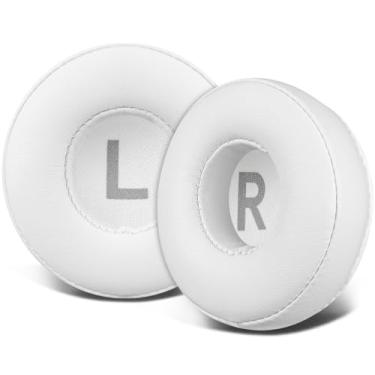 Imagem de SOULWIT Substituição de Almofadas de Ouvido para Sony WH-CH500/CH510/CH520, MDR-ZX100/ZX110/ZX110NC/ZX220/XB200/ZX300/ZX330BT, MDR-V100/V150/V200/V250/V300/V400/DR-BT101 - CP Branco