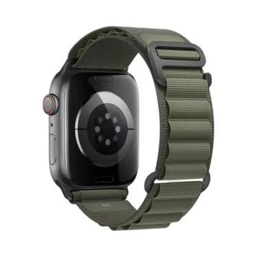 Imagem de Pulseiras De Relógio De Nylon Para Apple Watch Série 10 9 8 7 6 SE Ult