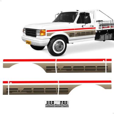 Imagem de Faixa Lateral Compatível C/ F-4000 1993 SS Cabine Simples - SPORTINOX,