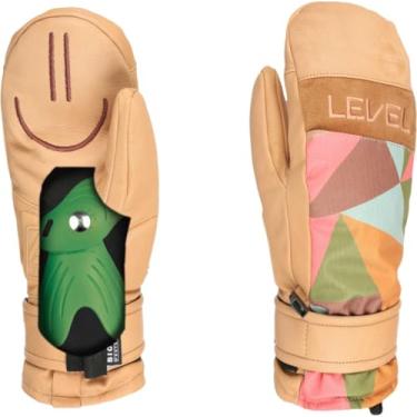 Imagem de Level Luvas Phantom Ski & Snowboard – Couro de Cabra Impermeável, Biomex Proteção de Pulso, Inserção Impermeável Membra‑Therm Plus, Ajuste sob o Punho, Palma Absorvente de Choque, Calor 3000 – PK