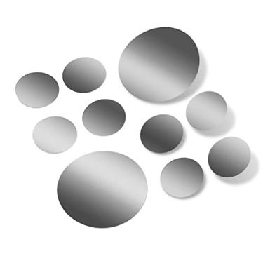 Imagem de Conjunto de 30 decalques de parede de vinil - adesivos sortidos de bolinhas - Adesivo removível seguro em paredes lisas ou texturizadas, círculos redondos, banheiro, sala de aula, quarto de crianças