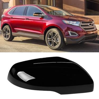 Imagem de OWITAT Compatível com capa de espelho lateral Ford Edge 2015-2021, reposição da tampa do espelho retrovisor do lado direito do passageiro com luz de seta substitui FT4Z-17D742-BAPTM, FT4Z17D742BAPTM