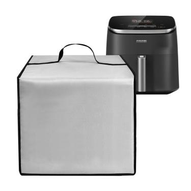 Imagem de Capa para fritadeira Air Fryer capa resistente ao calor à prova d'água à prova de poeira para fritadeiras a ar COSORI 9 em 1 6Qt/5QT/12 em 1 5,8 QT/ para Chefman Airfryer 4 QT (prata)