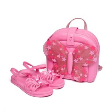 Imagem de Sandália Infantil Barbie Fly Mochila Grendene Kids