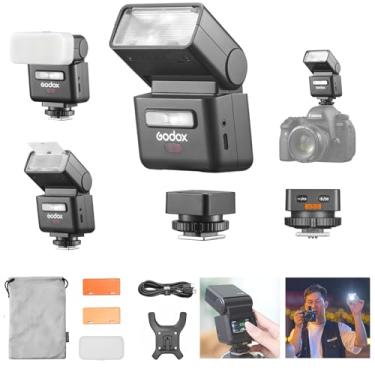 Imagem de Godox IT32 TTL Flash + X5S para câmeras Sony, flash speedlight com tela sensível ao toque, conexão sem fio 2.4G, número guia 18, tempo de reciclagem de 1,5s, interface magnética