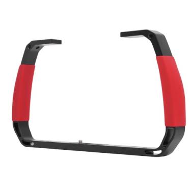 Imagem de Tbest Equipamento de mergulho fotográfico subaquático profissional de liga de alumínio para câmera de ação com suporte duplo para sapata fria para mergulho (vermelho)