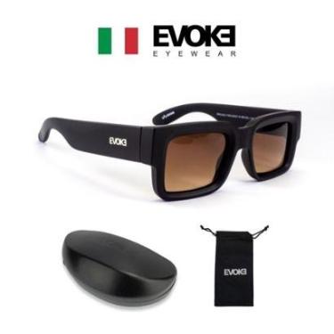 Imagem de Óculos de Sol Evoke Lodown A11 Black Matte Brown Gradient-Unissex
