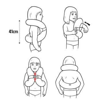 Imagem de Colete Flutuador Infantil Tipo Boia Modelo U | Segurança e Estabilidade para Aprender a Nadar | Ideal para Crianças Acima de 7 Anos