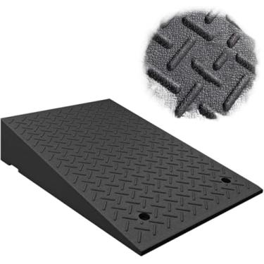 Imagem de MOMOBC Rampas de freio de borracha Rampa de limite de serviço pesado Rampa de inclinação de carro Rampas de entrada de garagem Motocicleta para doca de carga Veículos SUV, caminhões, empilhadeiras