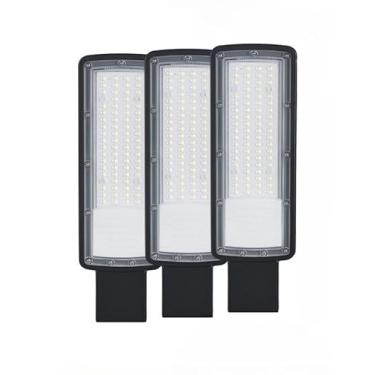 Imagem de Luminária LED Poste 200W 6500K Bivolt para Iluminação Pública Externa kit iluminação pública para Iluminação Pública, Estacionamento e Área Industrial(Kit 3)