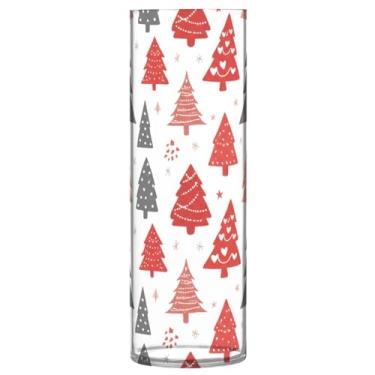 Imagem de Qilmy Vaso de árvore de Natal para flores, vaso de belas artes, decoração de casa para escritório, sala de jantar, sala de estar, casamento465