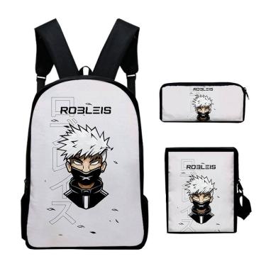 Imagem de Conjunto de mochilas Robleis Cartoon Kids School Mochila Anime