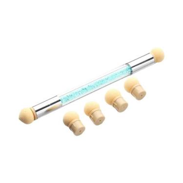 Imagem de Pincel De Arte Para Unhas Com Gradiente Duplo E Cabeça De Esponja Para